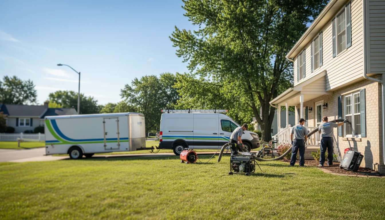 Flooded Basement Restoration And Cleanup With Repair in Rembrandt, IA near me